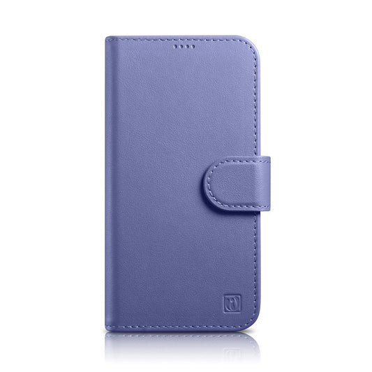 iCarer Wallet Case 2in1 Cover iPhone 14 Pro Anti-RFID Leder Flip Case Hellviolett (WMI14220726-LP)