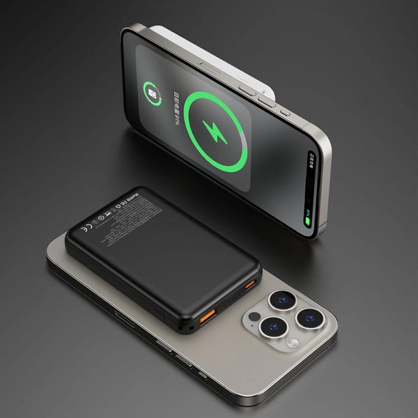 Dudao K14S 20W Powerbank – 5000mAh, USB-A/USB-C & MagSafe – Weiß
