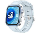 Fitness-Tracker, Gehäusefarbe silber, Armbandfarbe blau, GPS, Unisex, iOS kompatibel, Android kompatibel, Aluminium Gehäuse, Fluorelastomer Armband, AMOLED Display