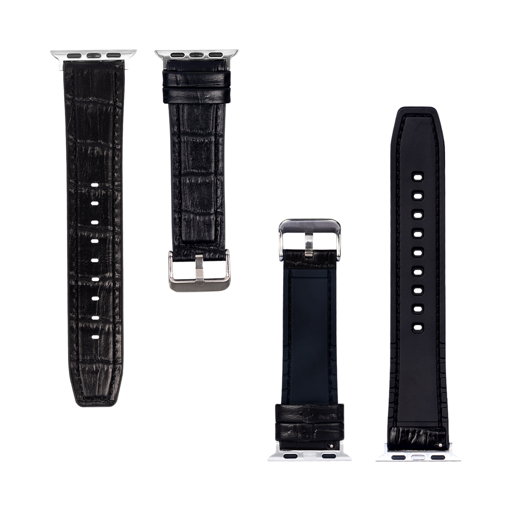 Apple Watch Leder Alligator Grain Band