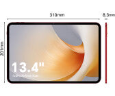 Gaming-Tablet, 13,4 Zoll, Bildschirmauflösungen 1.920 x 1.200 Pixel, 8 GB RAM, 256 GB, Android 15, microSD, 13 MP