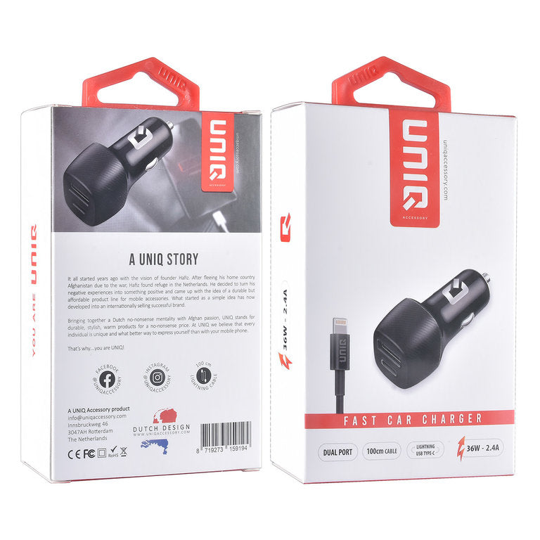 KFZ Ladeset Lightning - USB-C 36W