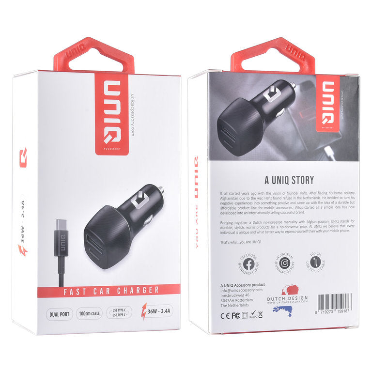 KFZ-Ladeset USB-C - USB-C 36W