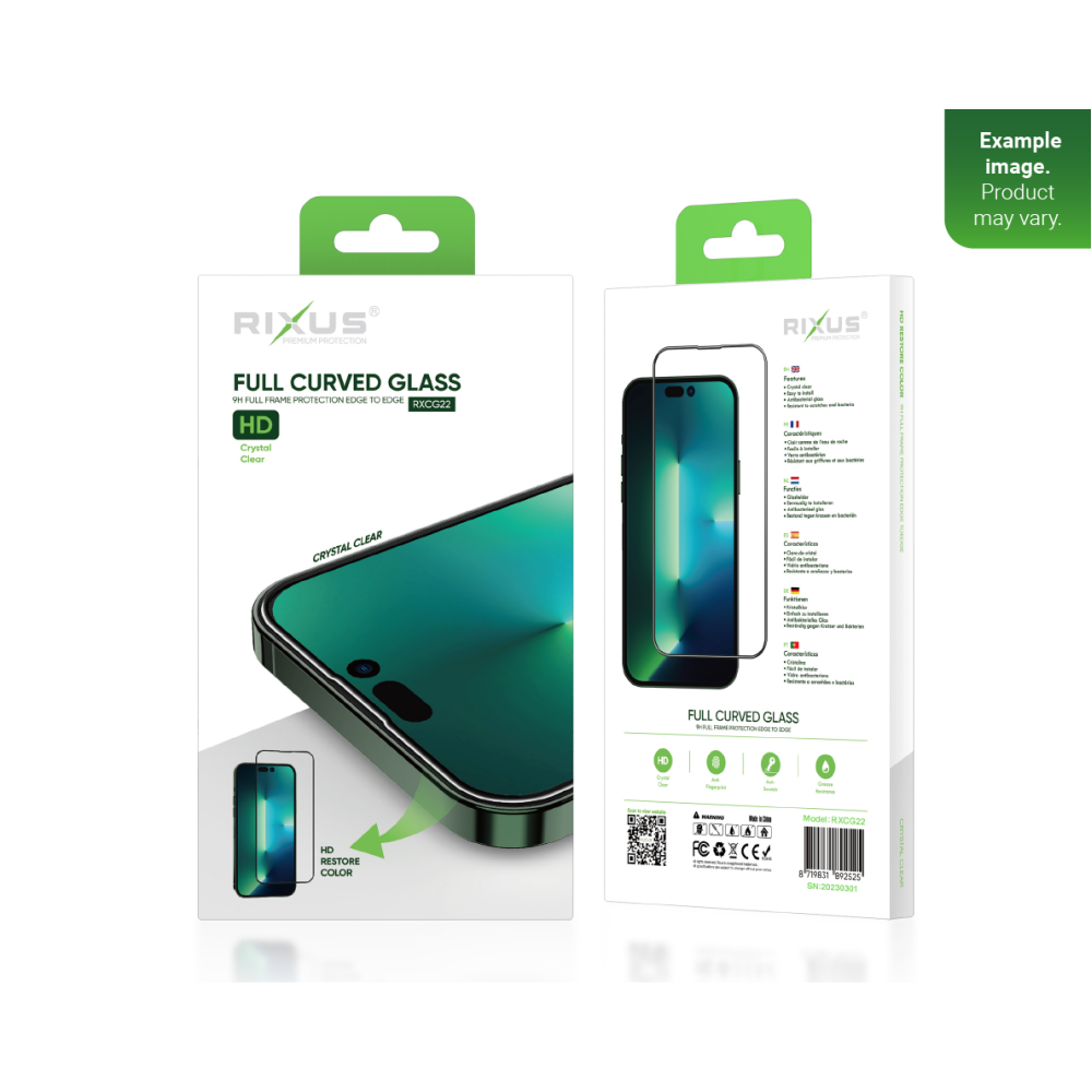 Rixus Clear HD Full Curved Edge Tempered Glass For Samsung Galaxy A42 5G