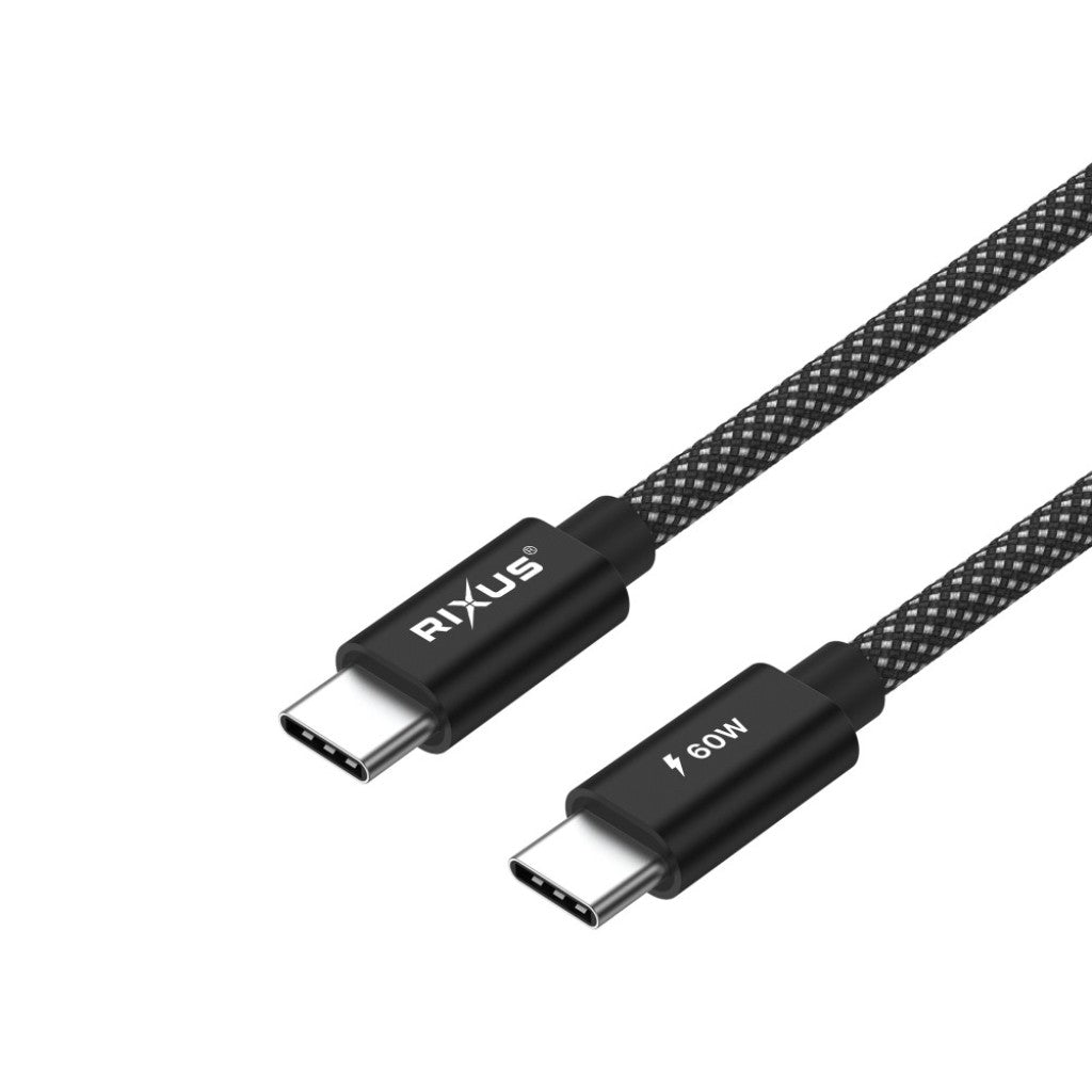 USB-C Ladekabel 60 W Schwarz – Ansicht 2
