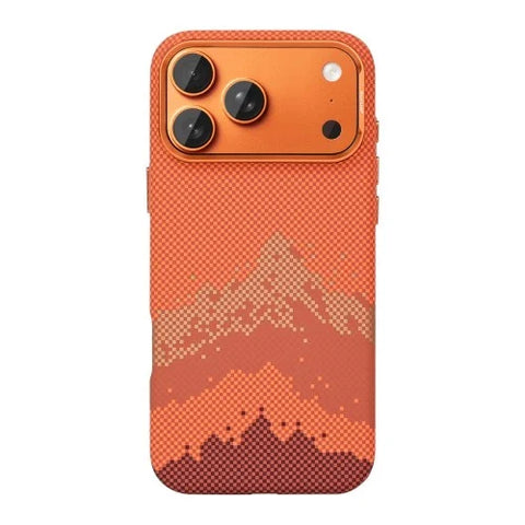 Rixus Alpine Ultra Slim Hülle mit MagSafe in Mountain Orange – STARPHONE Aachen