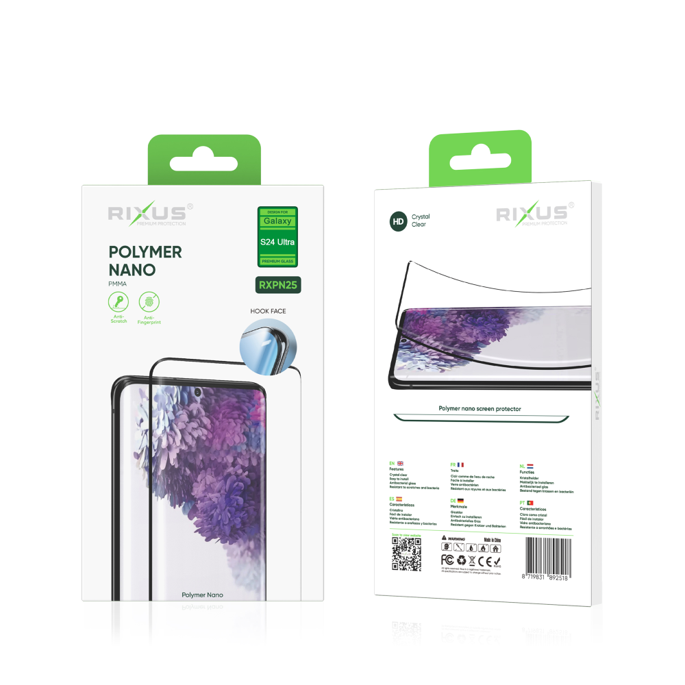 Rixus Polymer Nano Glass For Samsung Galaxy S24 Ultra