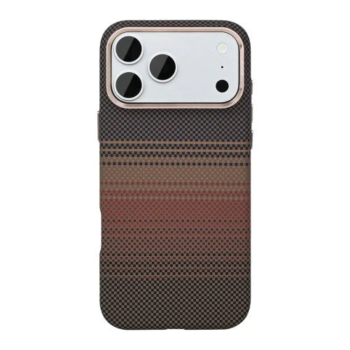 Rixus Alpine Ultra Slim Hülle mit MagSafe in Stripe Brown – STARPHONE Aachen
