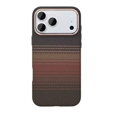 Rixus Alpine Ultra Slim Hülle mit MagSafe in Stripe Brown – STARPHONE Aachen