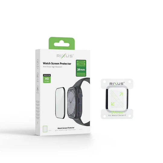 Apple Watch tempered glass screen protector (9H hardened)