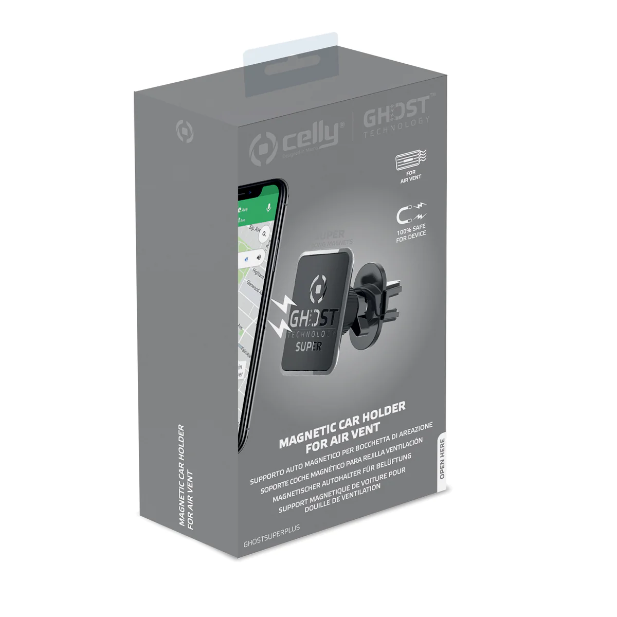 Celly GHOST SUPER PLUS BLACK