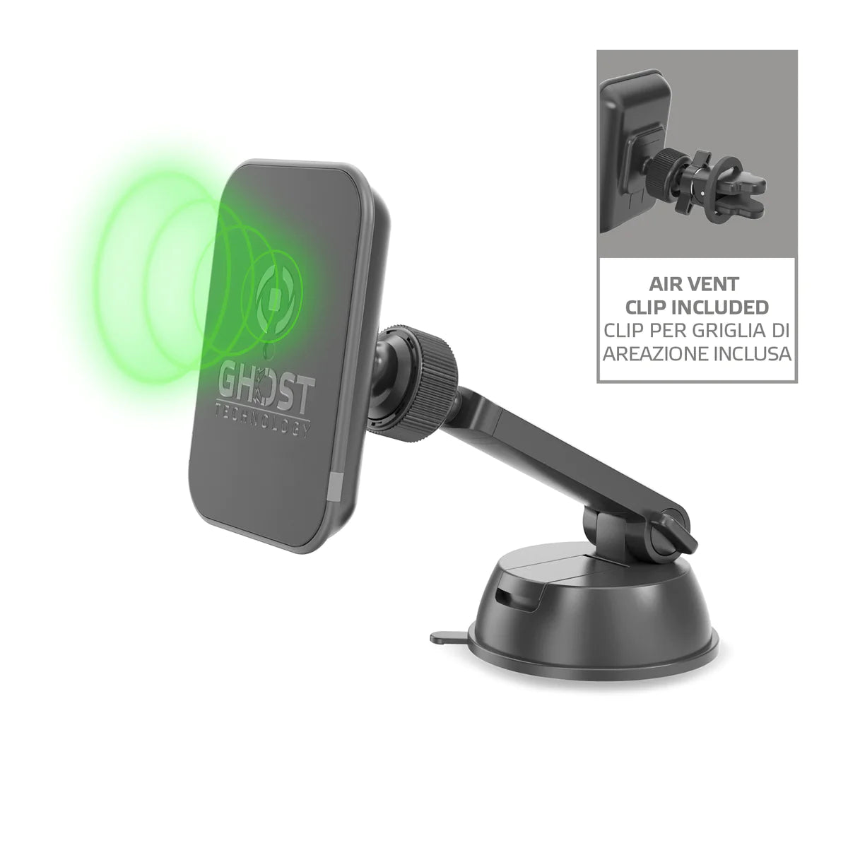 Celly Wireless Autohalterung mit Ladefunktion