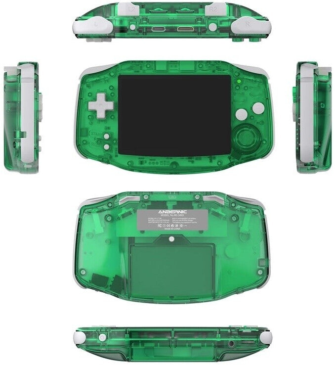 Anbernic RG34XX Transparent Green