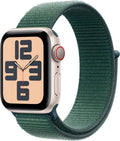 Apple Watch SE 2022 4G 40mm Polarstern Sport Loop Seegrün (2024)