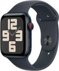 Apple Watch SE 2022 4G 44mm Minuit Bracelet Sport Minuit M/L (2024)