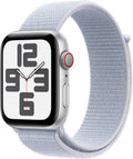 Apple Watch SE 2022 4G 44mm Silber Sport Loop Blaue Wolke (2024)