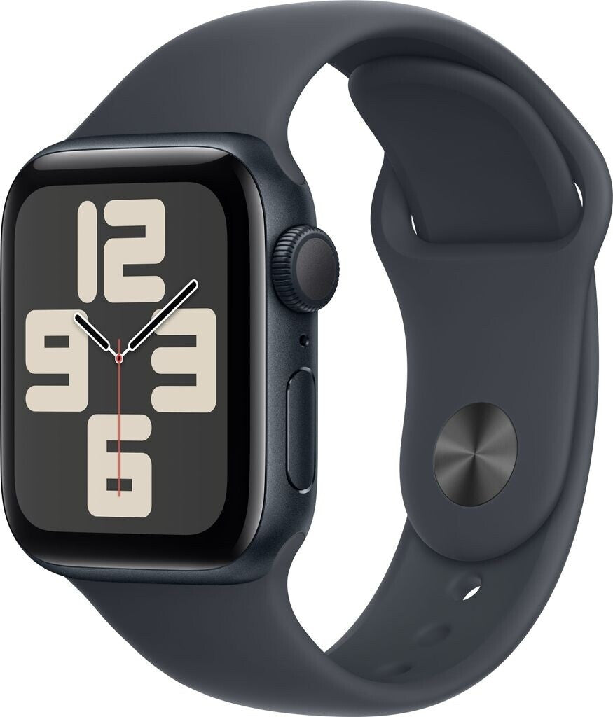 Apple Watch SE 2022 GPS 40mm Minuit bracelet sport Minuit S/M (2024)