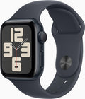 Apple Watch SE 2022 GPS 44 mm Minuit Bracelet sport minuit S/M (2024)