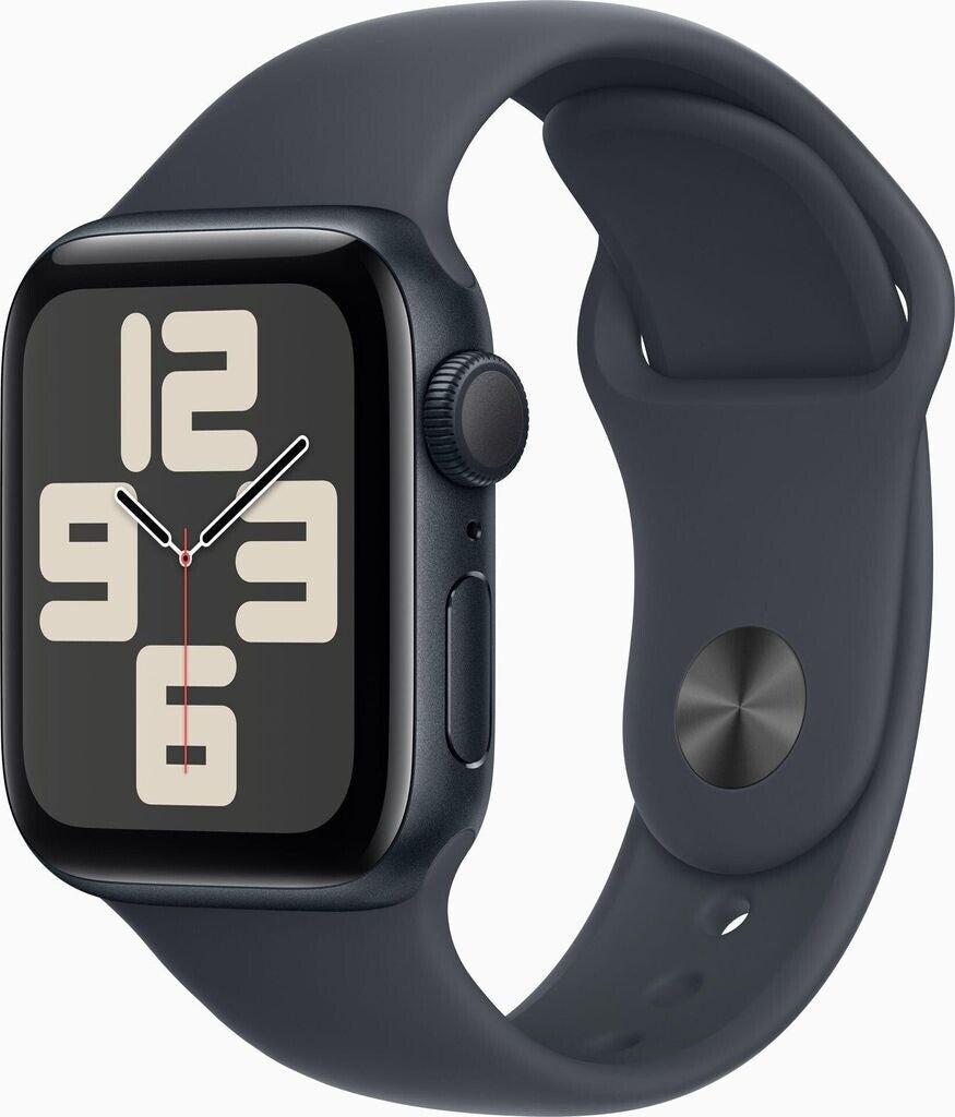 Apple Watch SE 2022 GPS 44mm Mitternacht Sportarmband Mitternacht S/M (2024)