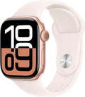 Apple Watch Series 10 4G 42mm Aluminium Roségold Sportarmband Blassrosa M/L