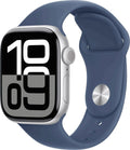 Apple Watch Series 10 4G 42mm Silver Aluminum Denim Sport Band S/M