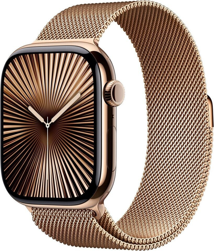 Apple Watch Series 10 4G 46mm Titane Or Milanese Or M/L