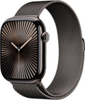 Apple Watch Series 10 4G 46 mm Titane Ardoise Milanaise Ardoise M/L