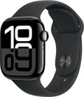 Apple Watch Series 10 GPS 42 mm aluminium noir sidéral bracelet sport noir S/M