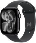 Apple Watch Series 11 11 GPS + Cellular 46mm Aluminium Black Sport Band M/L jet black