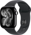 Apple Watch Series 11 5G 42mm Aluminium Jet Black Sport Band Black M/L
