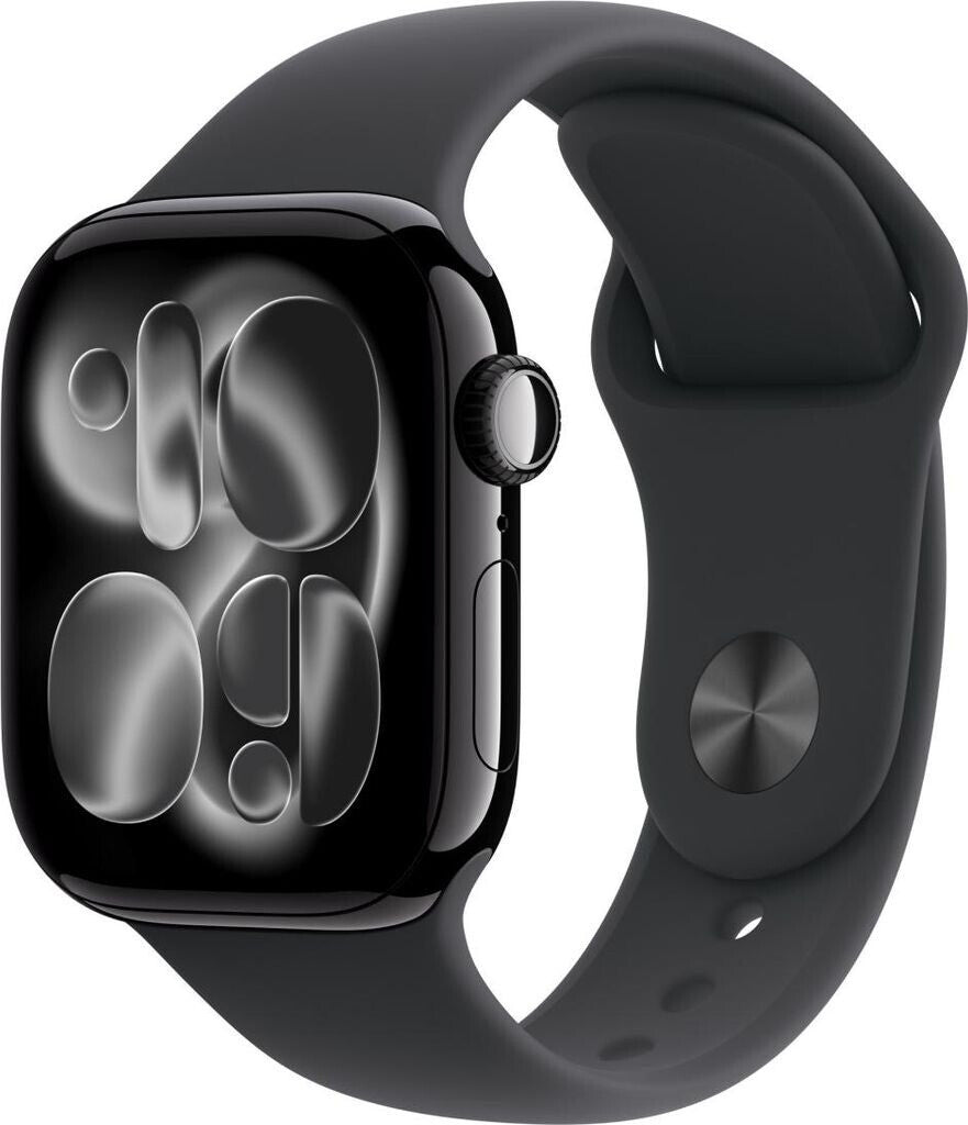 Apple Watch Series 11 5G 42mm Aluminium Jet Black Sport Band Black M/L