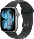 Apple Watch Series 11 5G 42mm Aluminium Gris sidéral Bracelet Sport Noir M/L