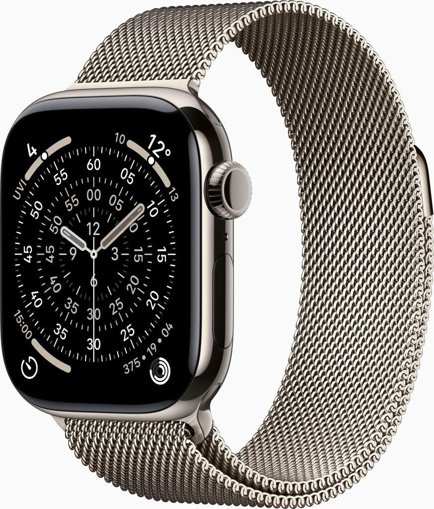 Apple Watch Series 11 5G 42mm Titanium Natural Milanese Loop Natural