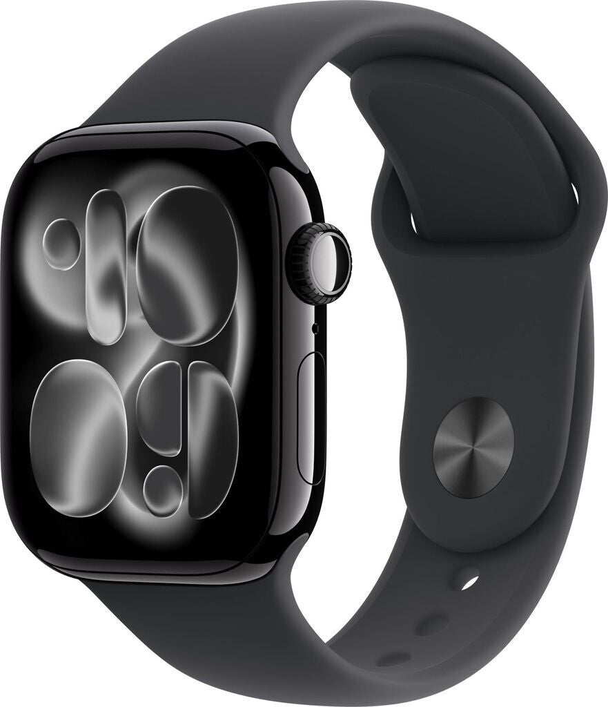 Apple Watch Series 11 5G 46mm Aluminium Jet Black Sport Band Black S/M