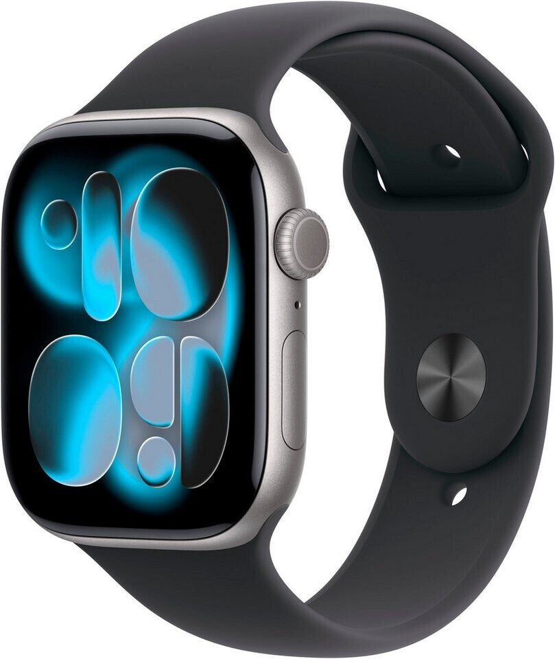 Apple Watch Series 11 5G 46mm Aluminium Space Gray Sport Band Black S/M