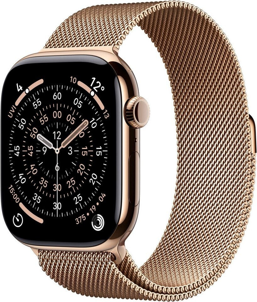 Apple Watch Series 11 5G 46mm Titanium Gold Milanese Loop Gold M/L