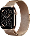 Apple Watch Series 11 5G 46mm Titanium Gold Milanese Loop Gold S/M