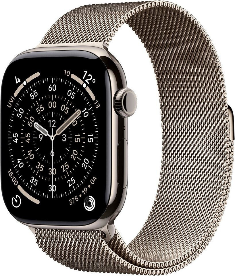 Apple Watch Series 11 5G 46mm Titanium Natural Milanese Loop Natural S/M