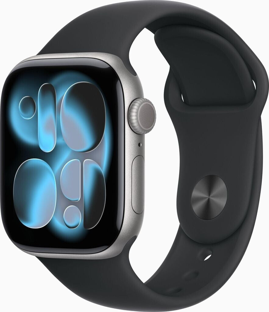 Apple Watch Series 11 GPS 42mm Aluminum Space Gray Sport Band Black M/L