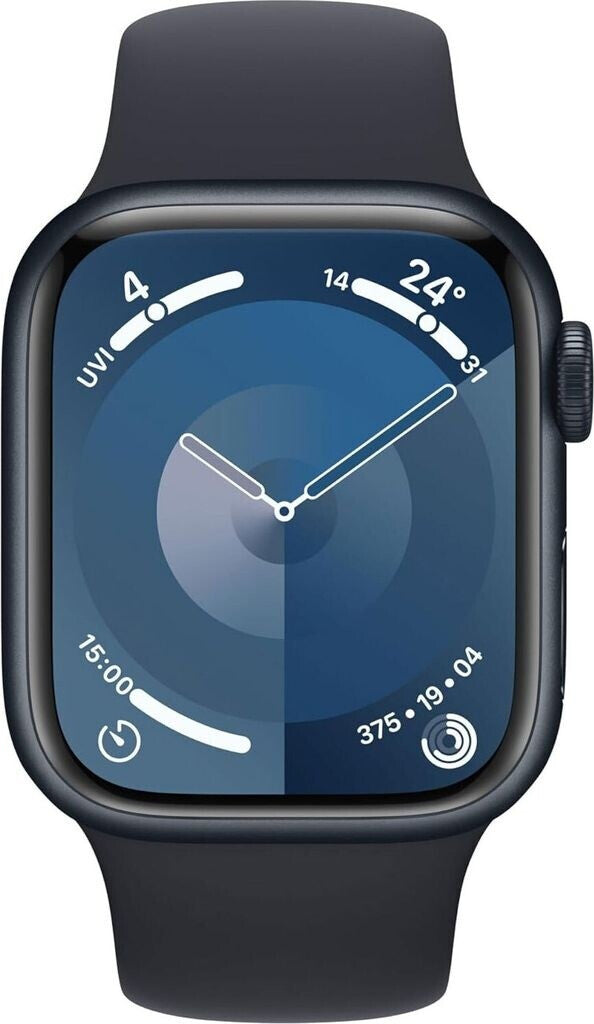 Apple Watch Series 9 4G 41mm Aluminium Mitternacht Sportarmband Mitternacht M/L