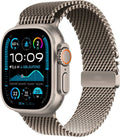 Apple Watch Ultra 2 (2024) Titan Natur Milanaise Armband Titan S