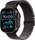 Apple Watch Ultra 2 (2024) Titan Schwarz Milanaise Armband Titan L
