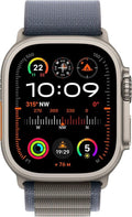 Apple Watch Ultra 2 Titane Boucle Alpine Bleue Petite