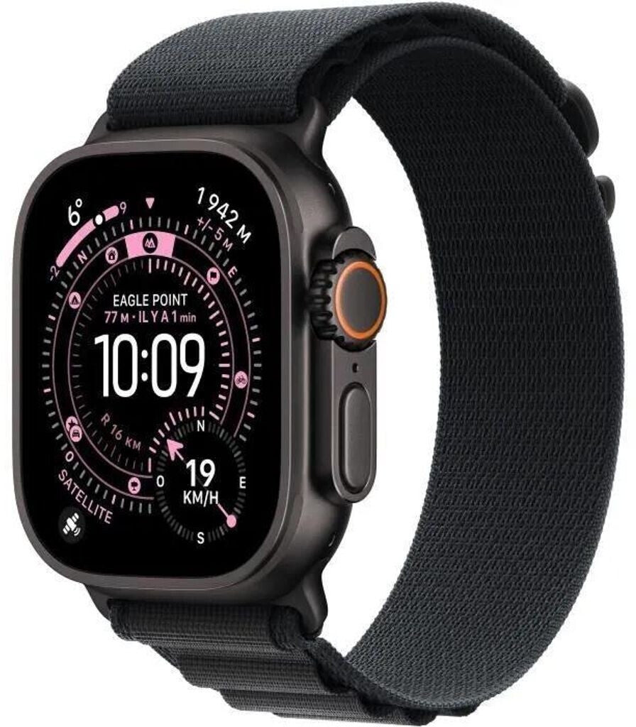 Apple Watch Ultra 3 Titanium Black Alpine Loop Black M