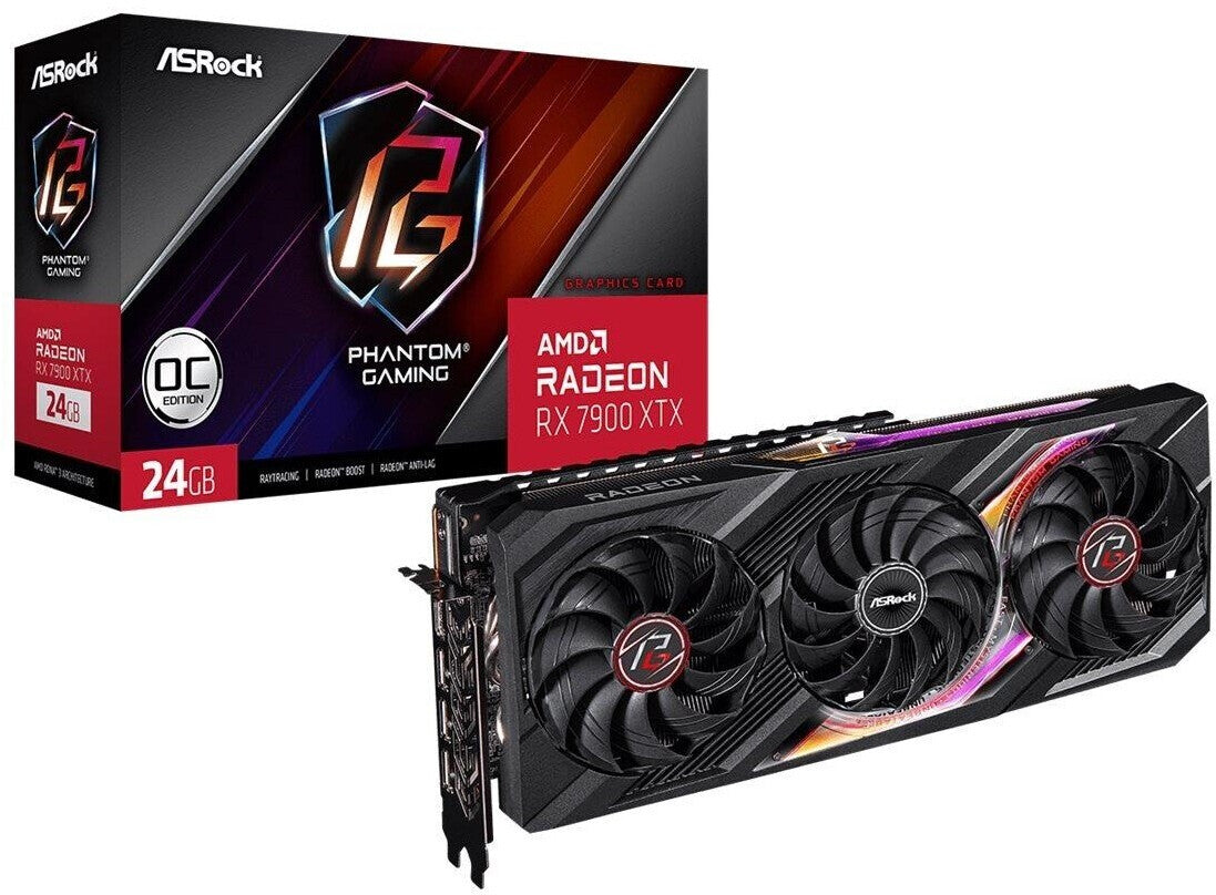ASRock Radeon RX 7900 XTX Phantom Gaming OC 24G