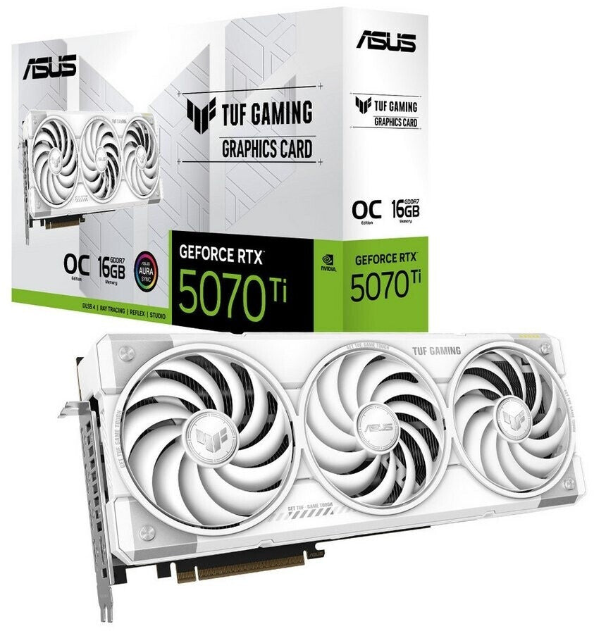 ASUS GeForce RTX 5070 Ti TUF Gaming OC Blanc