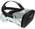 Avizar Smartphone VR-Brille mit 3.5mm Klinkenkabel, einstellbare Kopfbänder Grau