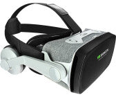Avizar Smartphone VR-Brille mit 3.5mm Klinkenkabel, einstellbare Kopfbänder Grau