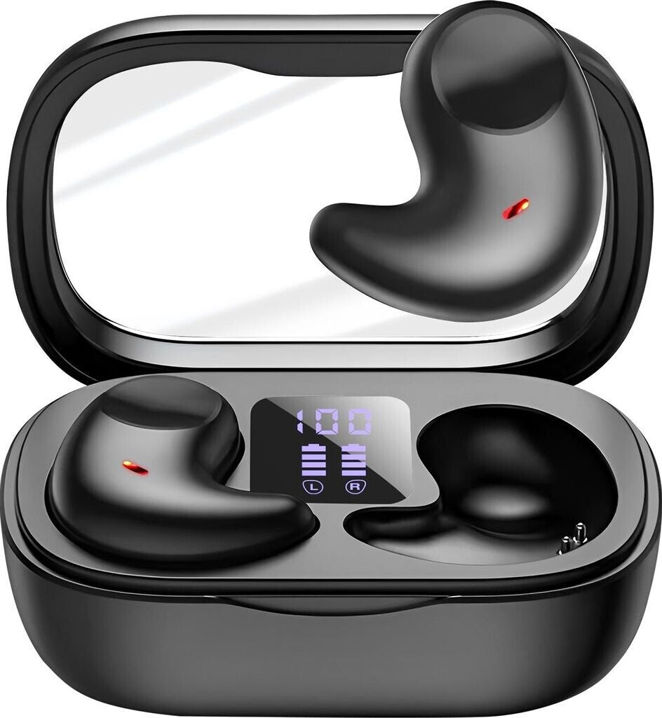 Avizar TWS Kopfhörer BT5.3 Stereo Bass ANC Geräuschreduktion, Schwarz