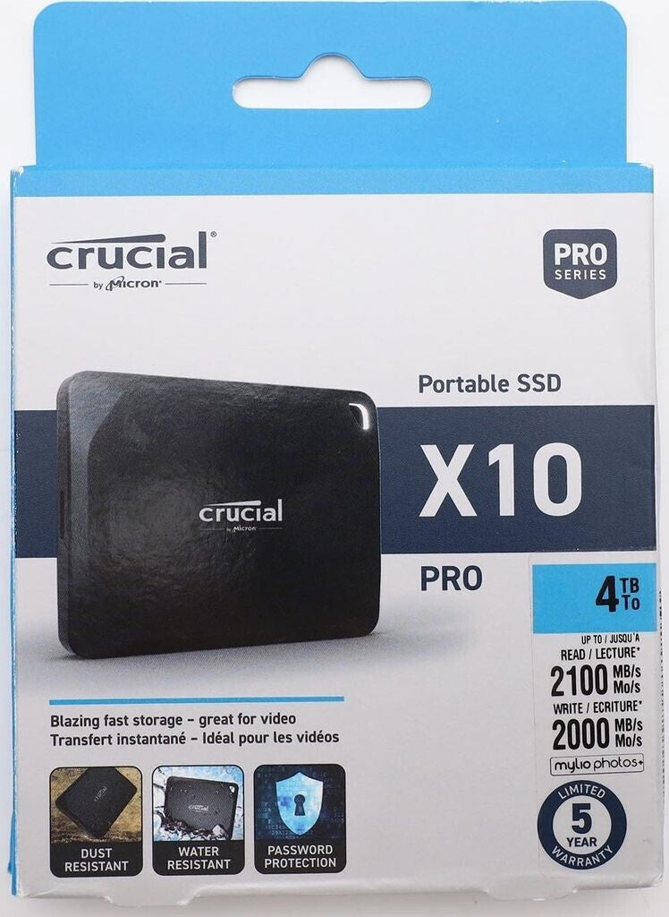 Crucial X10 Pro 4TB + CTUSBCFUSBAMAD